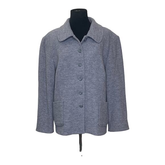 Pendleton gray wool buttoned jacket blazer size XL - Picture 6 of 12